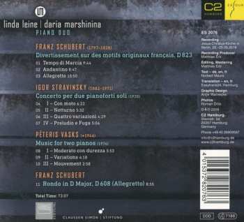 CD Igor Stravinsky: Schubert Stravinsky Vasks