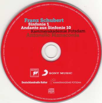 CD Franz Schubert: Sinfonie 1 / Andante Aus Sinfonie 10