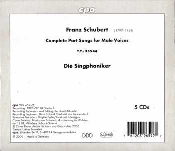 5CD/Doos Franz Schubert: Singphonic Schubert (Complete Edition )