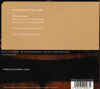 CD Franz Schubert: Sonatas D840 & D959