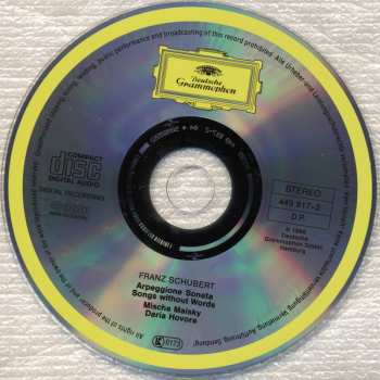 CD Franz Schubert: Songs Without Words