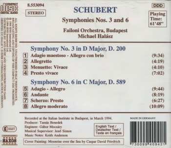 CD Franz Schubert: Symphonies No. 3, D. 200 • No. 6, D. 589