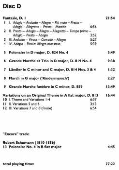 7CD/Doos Franz Schubert: The Complete Original Piano Duets
