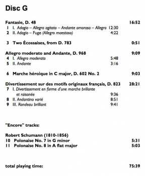 7CD/Doos Franz Schubert: The Complete Original Piano Duets