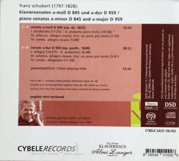 SACD Franz Schubert: Klavier Sonaten A-moll D 845 Und A-dur 959