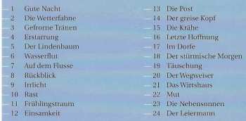 CD Franz Schubert: Winterreise
