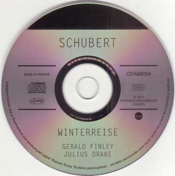 CD Franz Schubert: Winterreise