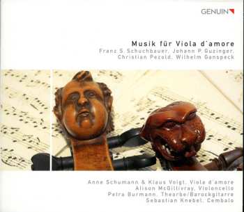 Album Anonymous: Musik für Viola d'amore. Franz S. Schuchbauer, Johann P. Guzinger, Christian Pezold, Wilhelm Ganspeck