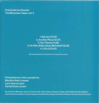 CD Fred Anderson Quartet: The Milwaukee Tapes, Vol. 2