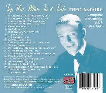 CD Fred Astaire: “Top Hat, White Tie & Tails” - Fred Astaire Complete Recordings Vol. 3 1933 - 1936