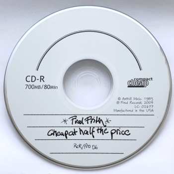 CD Fred Frith: Cheap At Half The Price