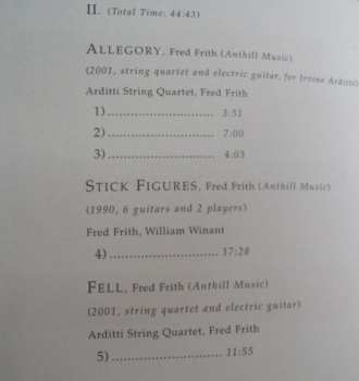 2CD Fred Frith: Eleventh Hour