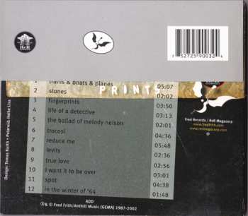CD Fred Frith: Prints (Snapshots, Postcards, Messages And Miniatures 1987-2001)