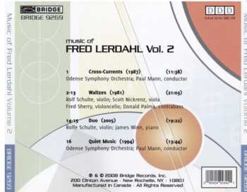 CD Fred Lerdahl: Music Of Fred Lerdahl, Vol. 2