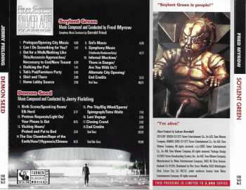 CD Fred Myrow: Soylent Green / Demon Seed (Original Motion Picture Soundtrack)