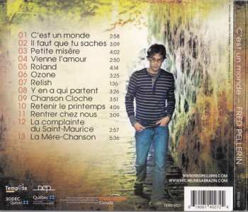 CD Fred Pellerin: C'Est Un Monde
