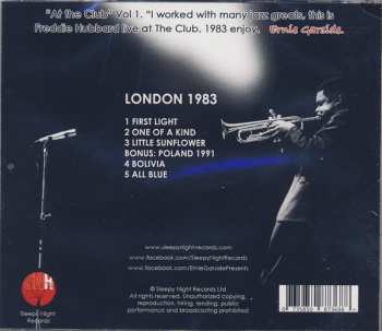 CD Freddie Hubbard: At The Club Vol 1