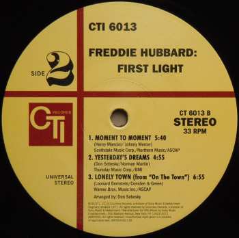 LP Freddie Hubbard: First Light