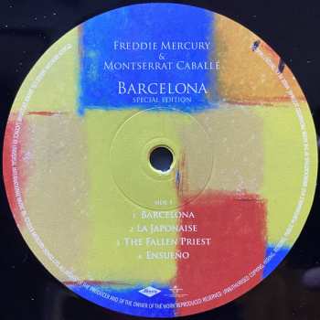 LP Freddie Mercury: Barcelona