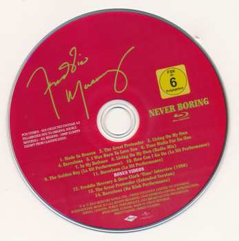 3CD/DVD/Doos/Blu-ray Freddie Mercury: Never Boring LTD