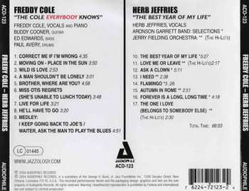CD Freddy Cole: The Cole Everybody Knows/The Best Year Of My Life