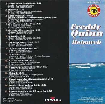 3CD/Doos Freddy Quinn: Junge, Komm Bald Wieder: Seine Größten Erfolge