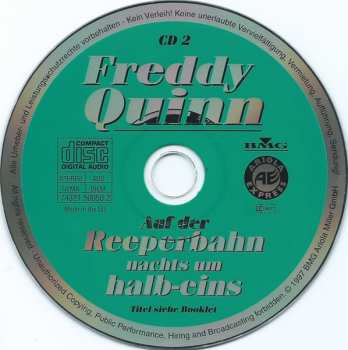 3CD/Doos Freddy Quinn: Junge, Komm Bald Wieder: Seine Größten Erfolge