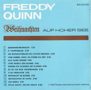 CD Freddy Quinn: Weihnachten Auf Hoher See