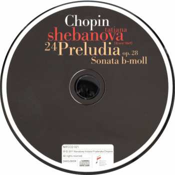 CD Frédéric Chopin: 24 Preludia Op. 28, Sonata B-Moll