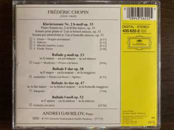 CD Frédéric Chopin: 4 Balladen • Sonate No. 2