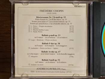CD Frédéric Chopin: 4 Balladen • Sonate No. 2