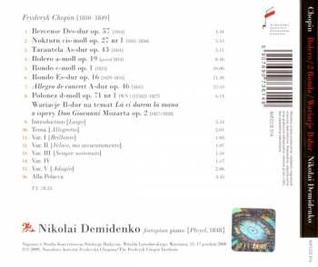 CD Frédéric Chopin: Bolero / 2 Ronda / Wariacje B-dur