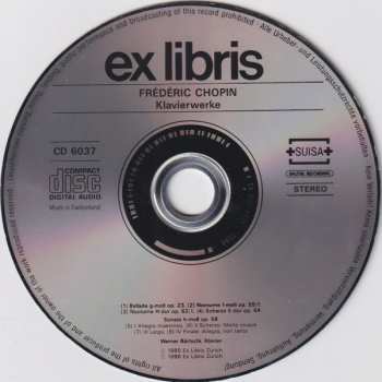 CD Frédéric Chopin: Chopin: Klavierwerke