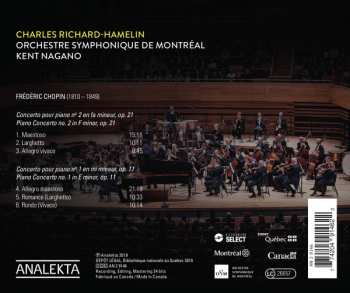 CD Frédéric Chopin: Concertos Nos 1 & 2