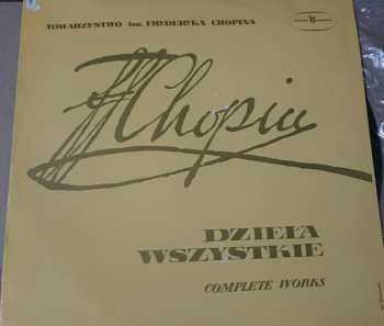 LP Frédéric Chopin: Dzieła Wszystkie / Wszystkie Mazurki Vol. III