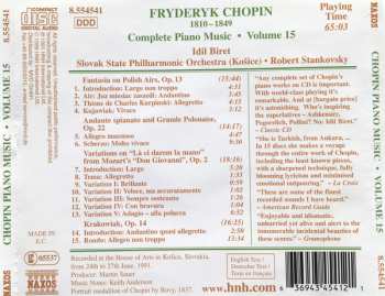 CD Frédéric Chopin: Fantasia On Polish Airs / Krakowiak / Variations On "Là Ci Darem La Mano" / Andante Spianato And Grande Polonaise