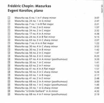 CD Frédéric Chopin: Mazurkas
