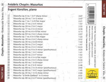 CD Frédéric Chopin: Mazurkas