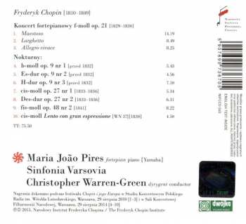 CD Frédéric Chopin: Piano Concerto In F Minor, Op. 21; Nocturnes 