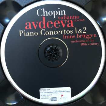 CD Frédéric Chopin: Piano Concertos 1 & 2