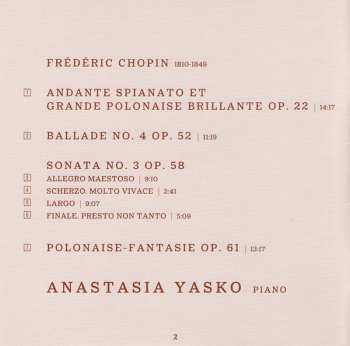 CD Frédéric Chopin: Piano Works