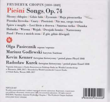 CD Frédéric Chopin: Pieśni = Songs, Op.74