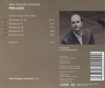 CD Frédéric Chopin: Preludes 