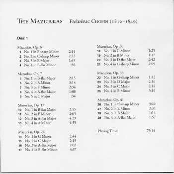 2CD Frédéric Chopin: The Mazurkas