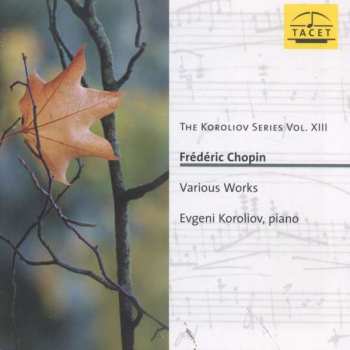 CD Frédéric Chopin: Various Works
