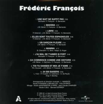 9CD/Doos Frédéric François: L'intégrale Des Albums Originaux 1984-1992