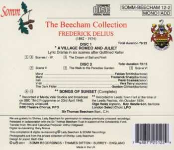 2CD Frederick Delius:  A Village Romeo And Juliet / The Complete Songs Of Sunset