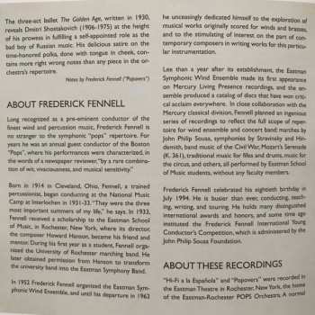 CD Eastman-Rochester Orchestra: Hi-Fi A La Espaňola And Popovers