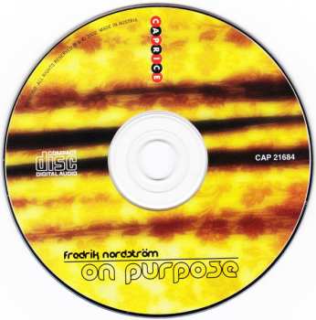 CD Fredrik Nordström: On Purpose