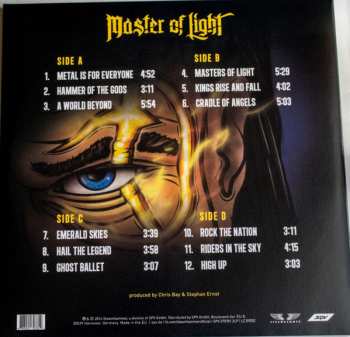 2LP/CD Freedom Call: Master Of Light CLR